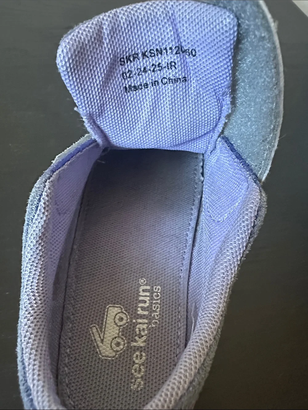 See Kai Run size 8 Toni Purple Metallic shoes